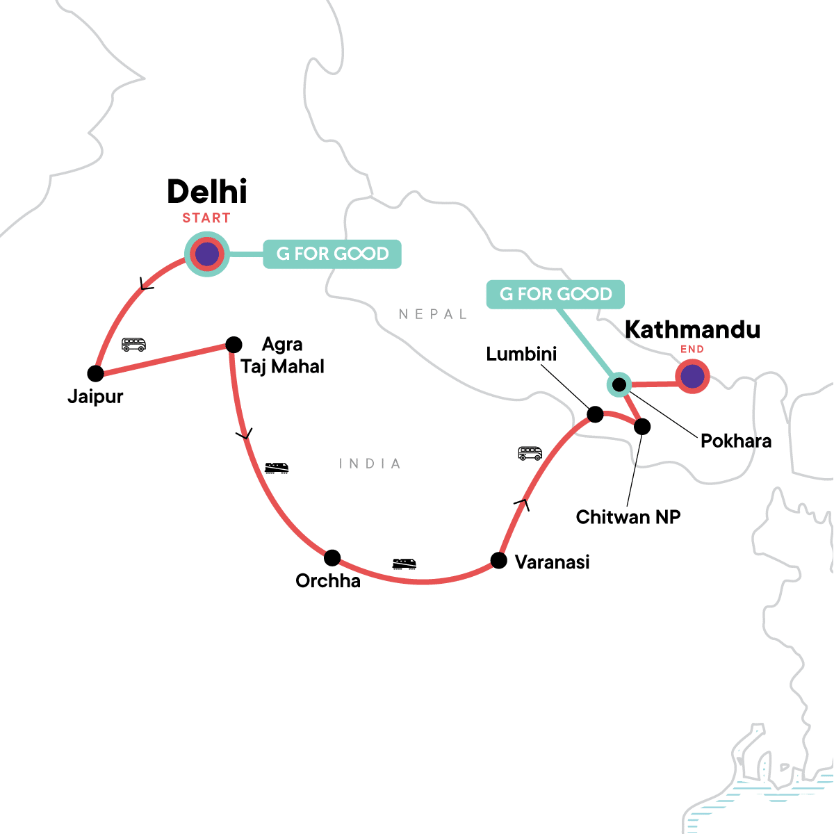 India Nepal 2021 Map