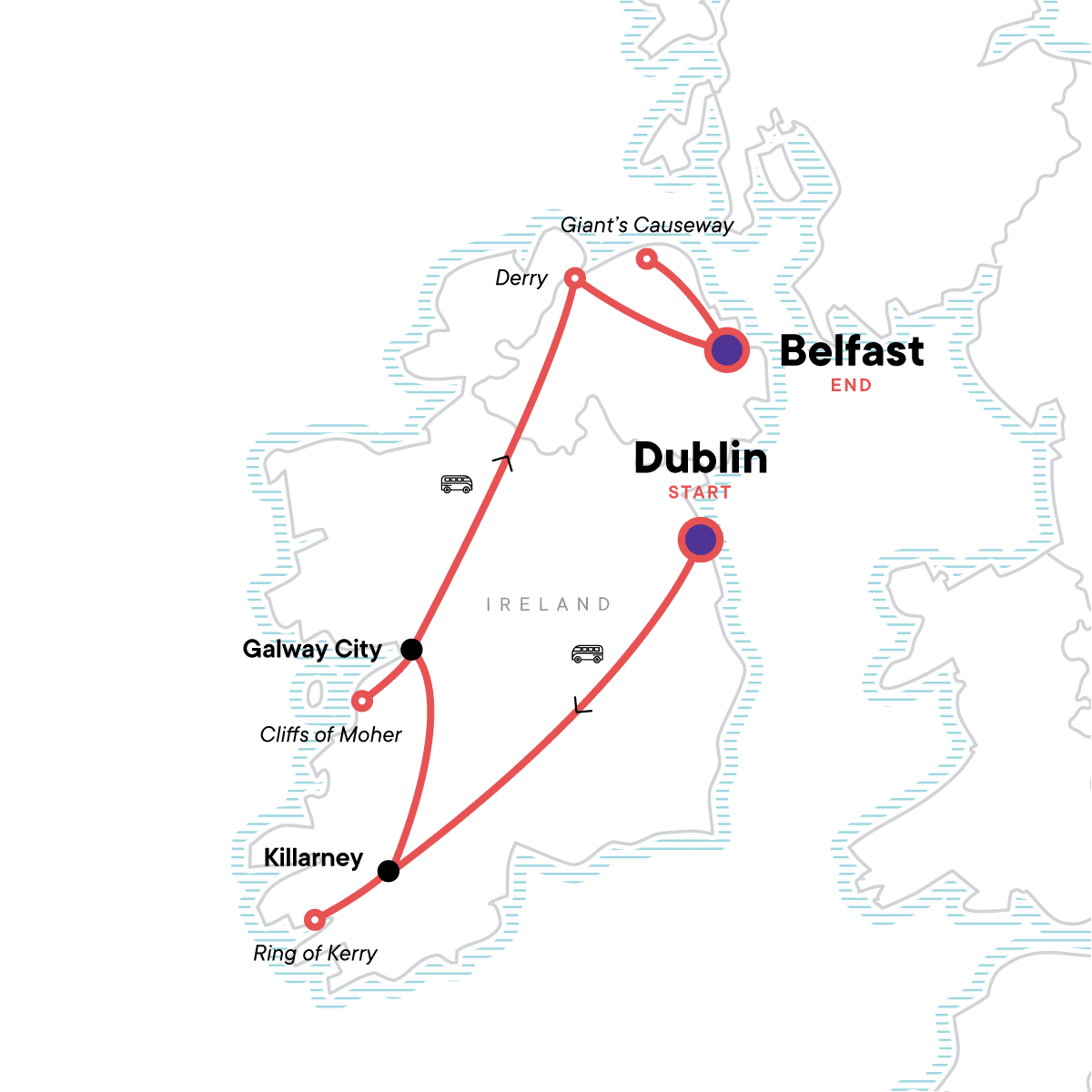 Ireland 2021 Map