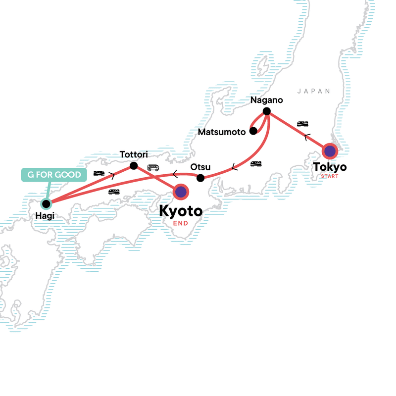 Japan 2021 Map