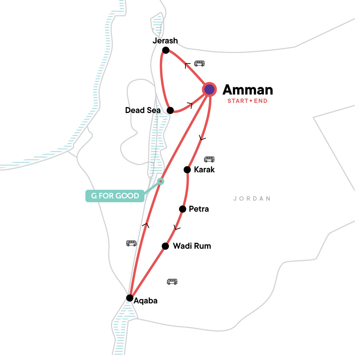 Jordan Map 2021