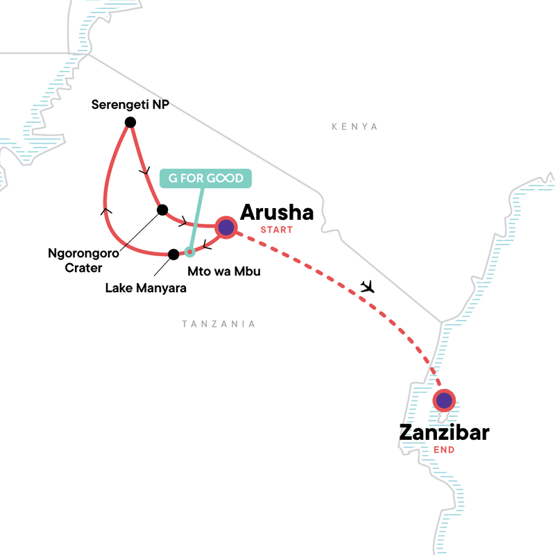 Tanzania 2021 Map