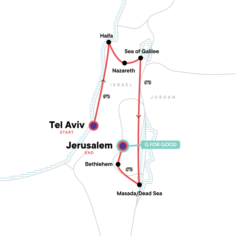Israel 2021 Map