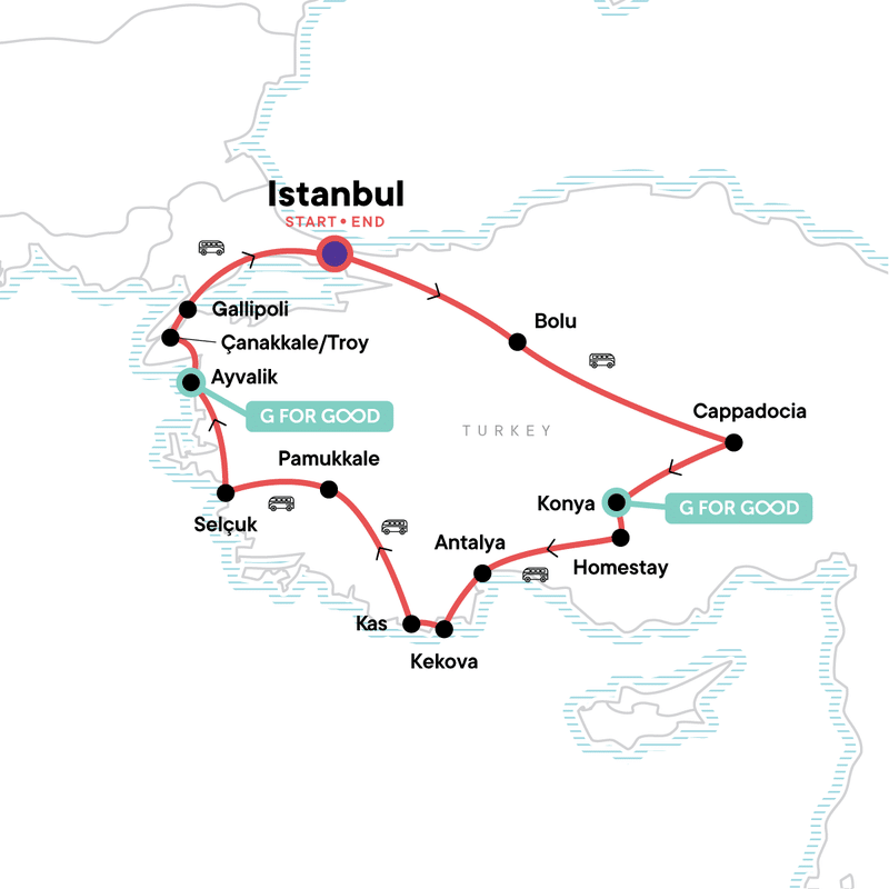 Turkey 15 2022 Map