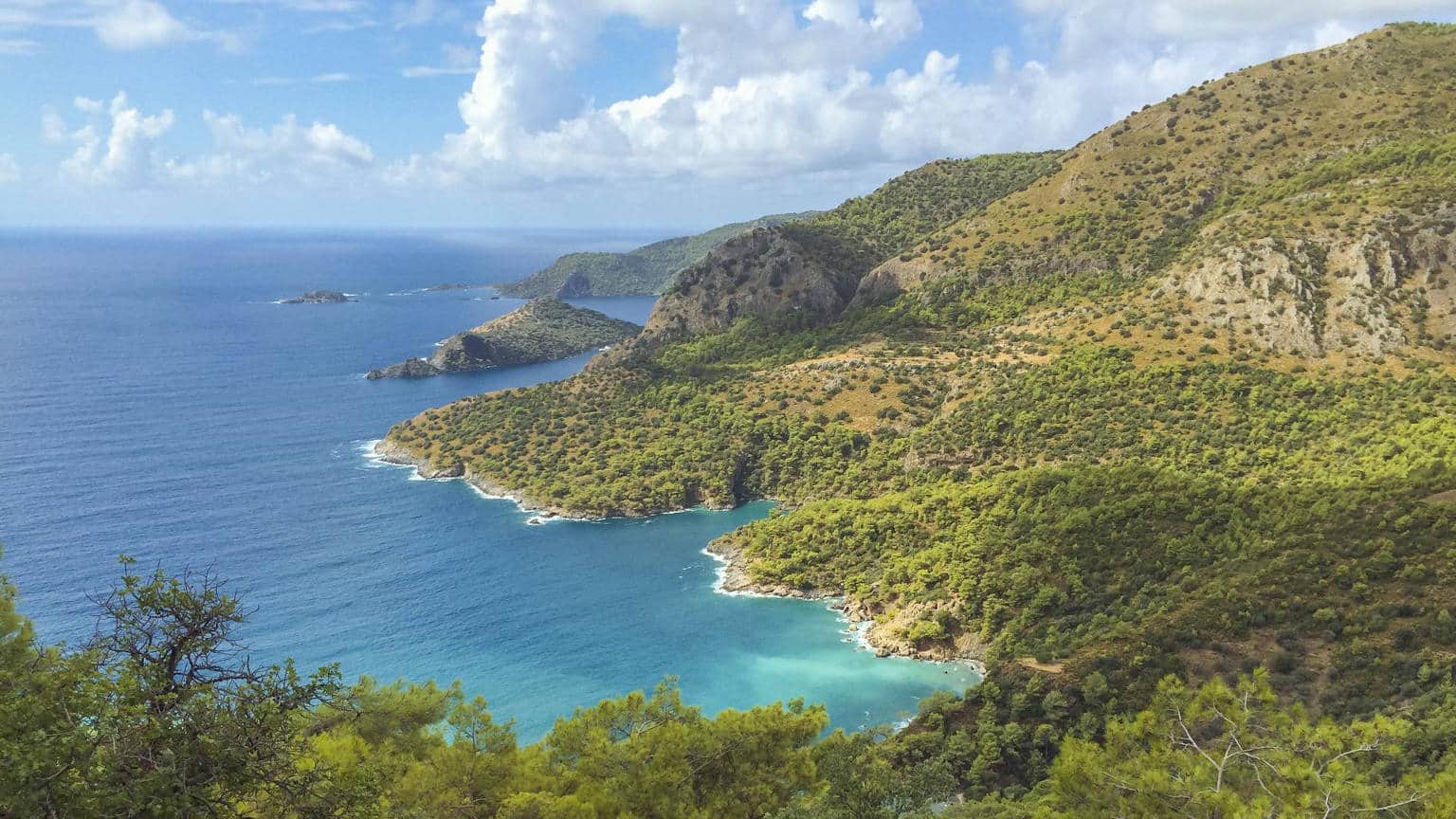 Turkey Lycian Way Coastline Landscape Cropped
