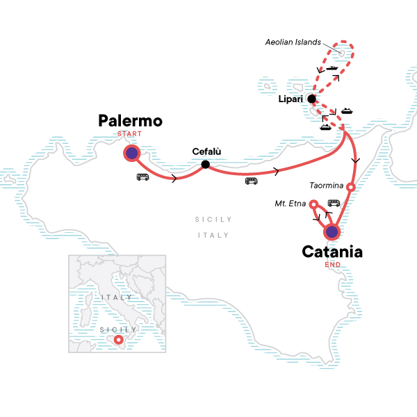 Sicily Map 2022