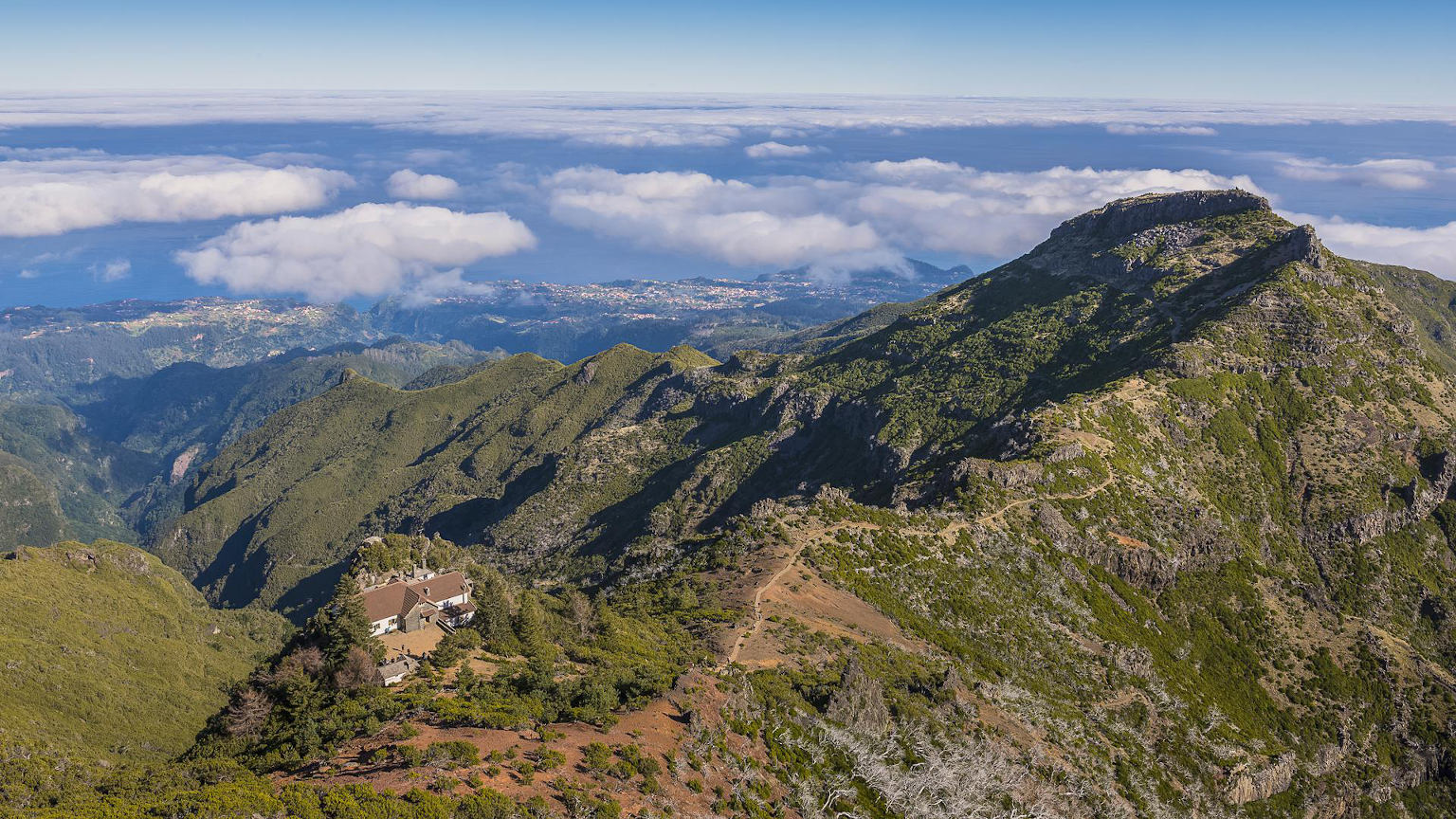 Portugal Madeira Pico Ruivo Landscape