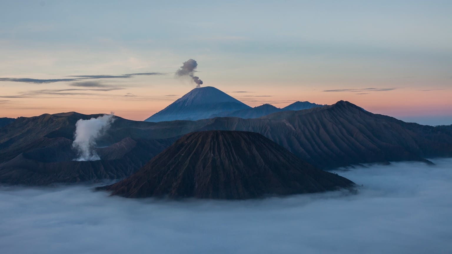 Java Malang Mt Bromo Volcano Landscape