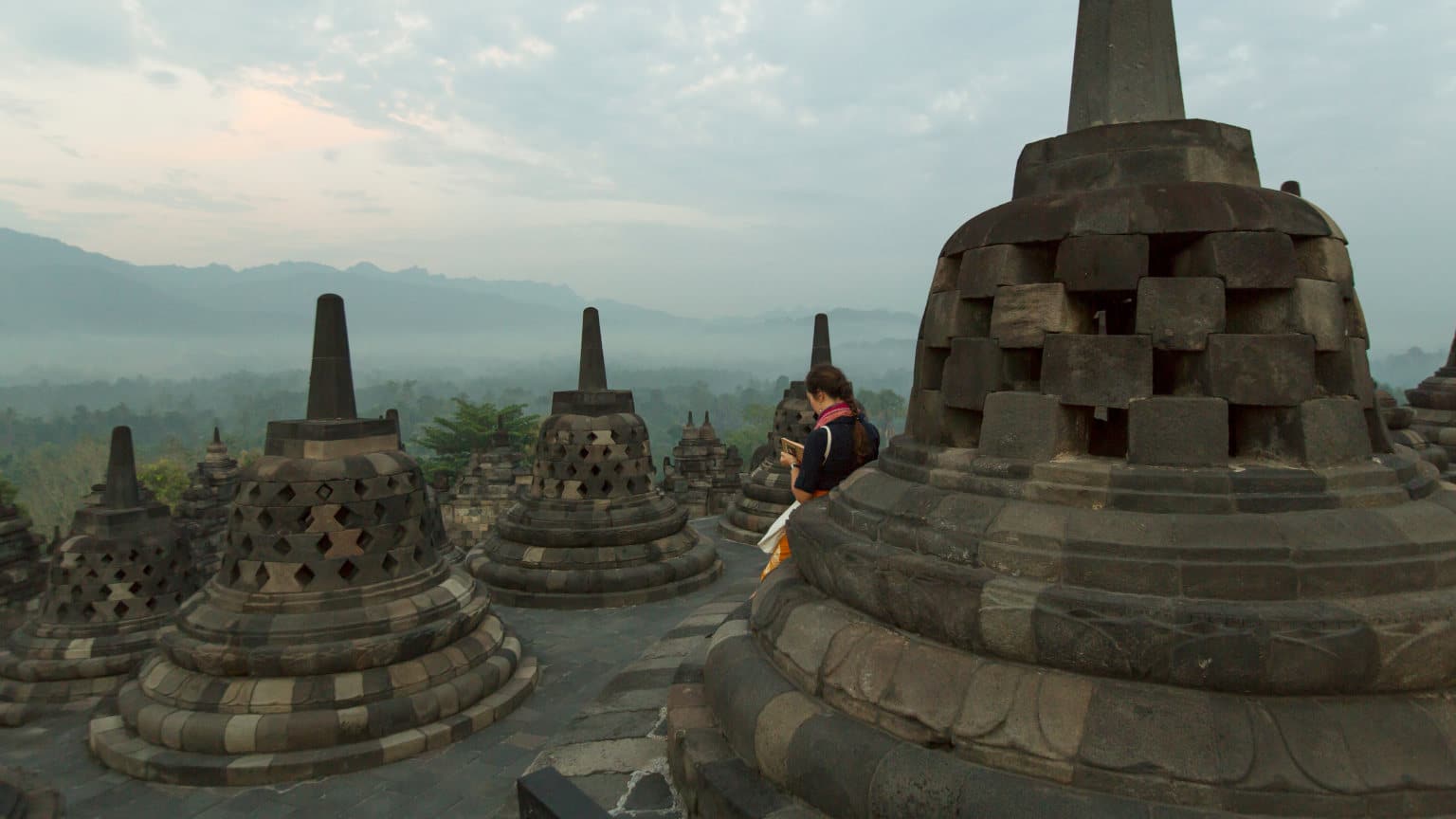 Java Yogyakarta Borobodur Temple Sunrise