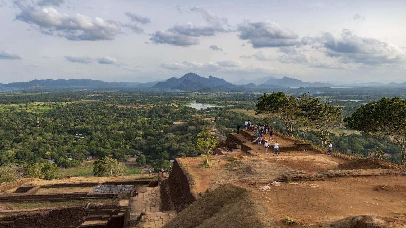 Sri Lanka Sigiriya Lions Rock view point Cropped