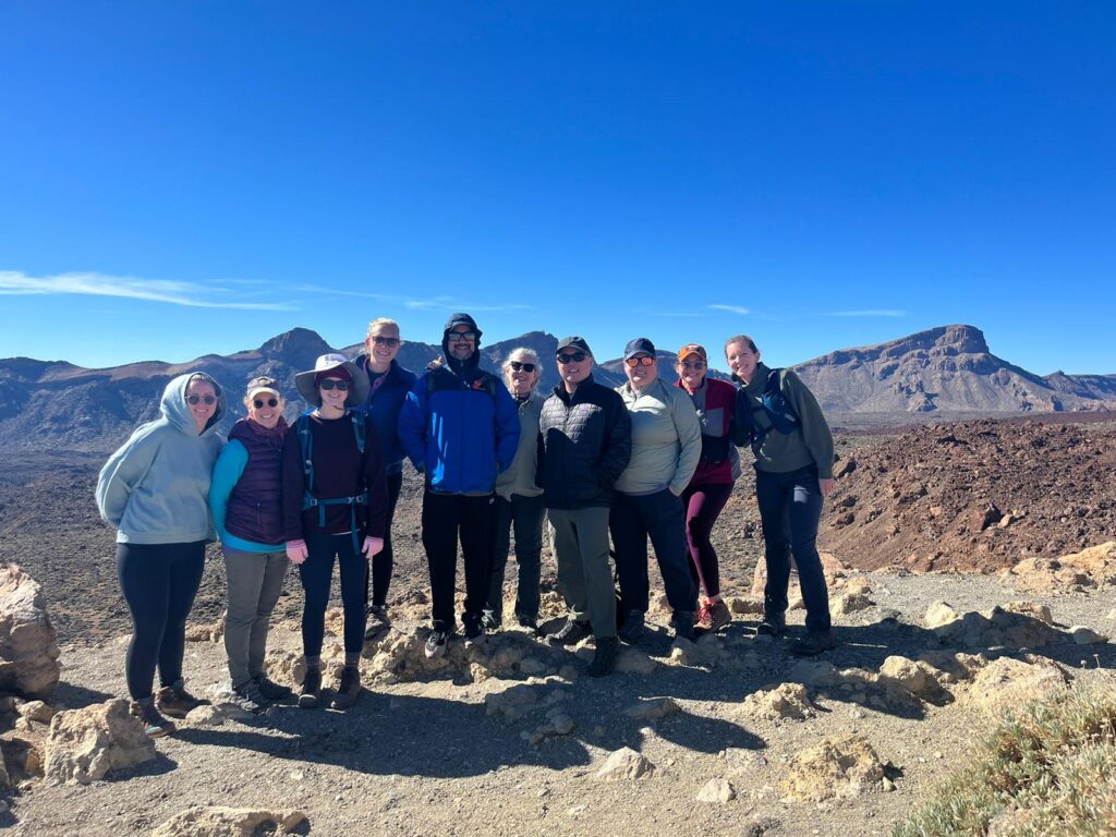 Teachers at the magical Canary Islands.